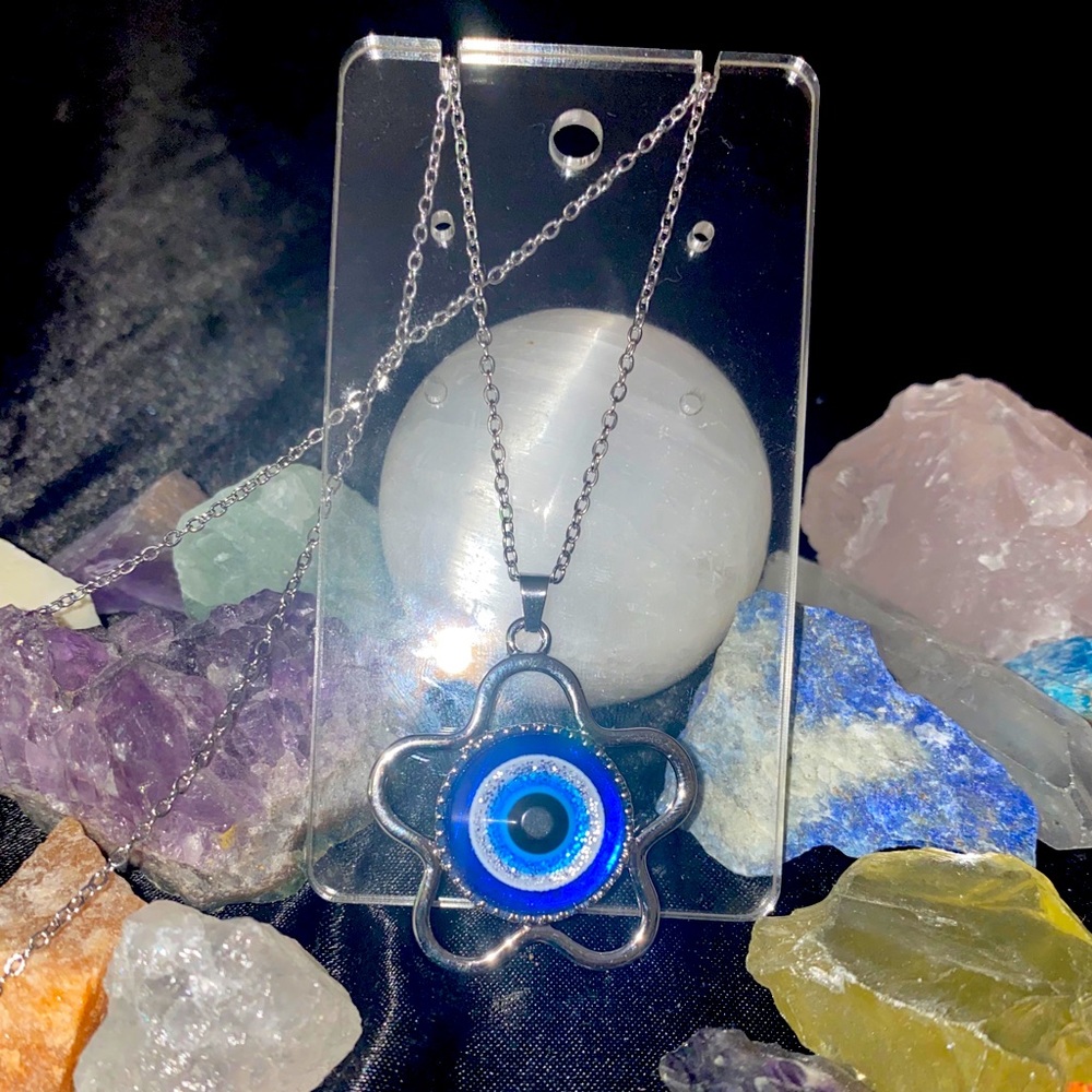 Evil Eye Stainless Steel Necklace